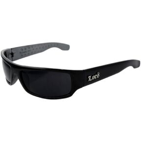 LOCS Hardcore Gangster Shades Sunglasses 9003BLKSILVER