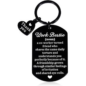 Funny Work Bestie Gift Co Worker Gift for Women Men Coworkers Friends Birthday Gift for Work Friend Thank You Appreciation Gift Leaving Retirement Gifts for Boss Lady Christmas Office Bulk Gift
