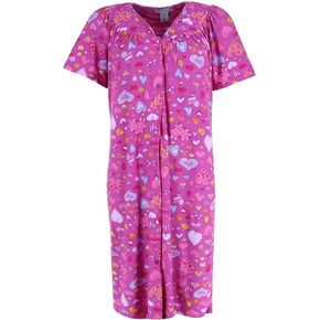 Elegant Emily Women's Vintage Plaid Duster, Xlarge, Red