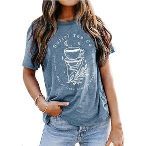Acotar Velaris Shirt Women Night Court Gift T-Shirt City of Starlight Funny Graphic Tees Letter Print Short Sleeve Tops