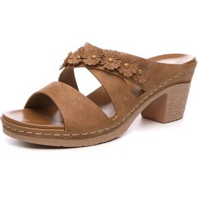 صنادل بكعب عريض للسيدات من Alexis Leroy in Kuwait