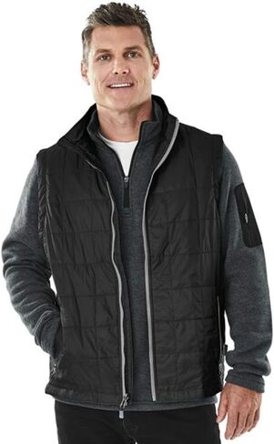 Charles River Apparel Men's Radius Quilted Packable Vest in Kuwait
