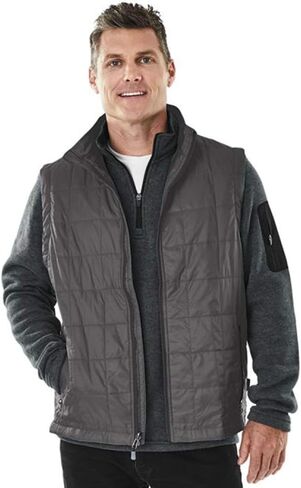 Charles River Apparel Men's Radius Quilted Packable Vest in Kuwait