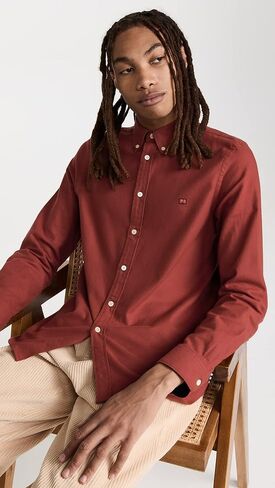 قميص PS من Paul Smith للرجال Ls Bd مقاس عادي in Kuwait