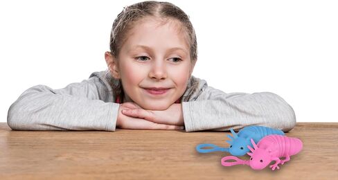 مشابك او سلاسل مفاتيح ملونة من اكسولوتل 4 انش، 4 قطع (اكسولوتل الحسية، 4 قطع) in Kuwait