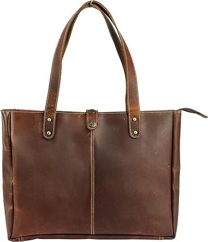 LGAB Handmade Buffalo Leather Handbags for Women Tote Bags Shoulder Bag Top Handle Satchel Bags Purse in Saudi Arabia