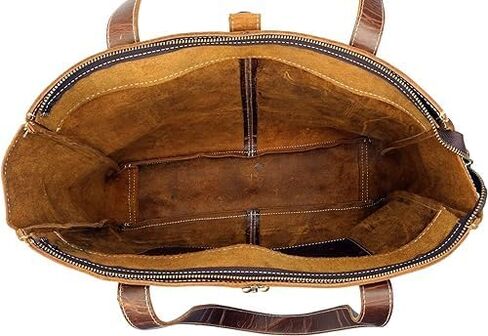 LGAB Handmade Buffalo Leather Handbags for Women Tote Bags Shoulder Bag Top Handle Satchel Bags Purse in Saudi Arabia
