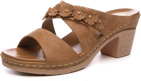 صنادل بكعب عريض للسيدات من Alexis Leroy in Kuwait