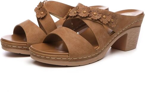 صنادل بكعب عريض للسيدات من Alexis Leroy in Kuwait