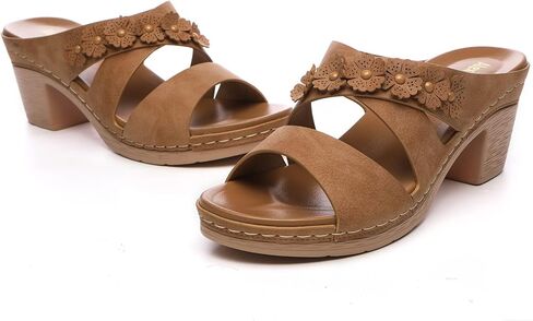 صنادل بكعب عريض للسيدات من Alexis Leroy in Kuwait