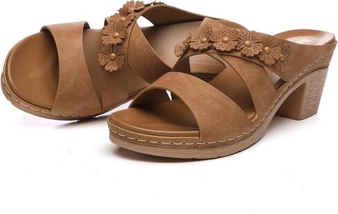 صنادل بكعب عريض للسيدات من Alexis Leroy in Kuwait