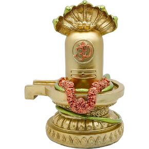Hindu God Shiva Lingam Statue - India Home Temple Mandir Murti Lord Idol Indian Temple Pooja Item Puja Religious Sculpture Diwali Gifts