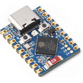 Waveshare ESP32-S3 Mini Development Board, Based On ESP32-S3FH4R2 Dual-Core Processor, 240MHz Running Frequency, 2.4GHz Wi-Fi & Bluetooth 5