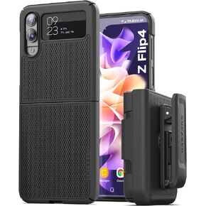 DuraClip for Galaxy Z Flip Belt Clip Case, Slim Phone Case with Holster for Samsung Z Flip (Z Flip3)