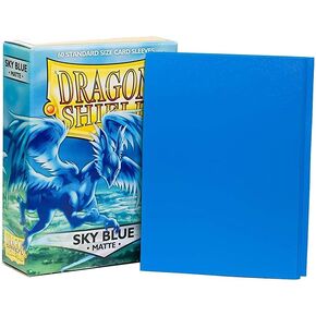 Arcane Tinmen ApS AT-11219 Sleeves Sky Blue (60)' Dragon Shield Matte Himmelblau Card Game, One Size