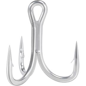 BLUEWING 5X/7X Treble Hooks Needle Point Fishing Hooks High Carbon Steel Hooks Extra Sharp Fish Hooks for Freshwater Saltwater Fishing 5pcs/10pcs