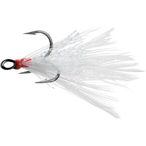 VMC Vmc Dressed X Rap Treble Hook Size Black Nickel Feather Package of 2 ' Dt P