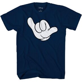 Disney Mickey Mouse Hang Loose Hand T-Shirt for Adult