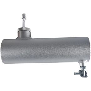 silver Gas Tank Aluminum Cylinder 10" For Coleman Powersports CT200U BT200X CT200u-ex,For Predator 212cc 196cc/6.5HP Go Kart and Gas Mini Bike