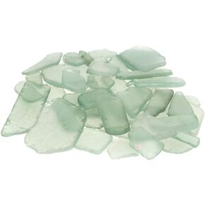Holiday Sea Glass | 11oz White Tumbled Sea Glass Decor | Bulk Seaglass Pieces for Beach Wedding Decor & Crafts | Plus Free Nautical eBook by Joseph Rains