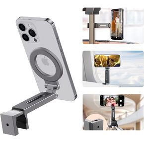 for Magsafe Airplane Phone Holder Mount, Universal Handsfree Magnetic Phone Holder for Airplane Seat Back, Pocket Size Travel Must Haves Essential Accessory Fit for All Phones