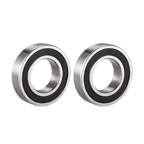 uxcell 6903-2RS Deep Groove Ball Bearing Double Sealed 1180903, 17mm x 30mm x 7mm Carbon Steel Bearings (Pack of 2)