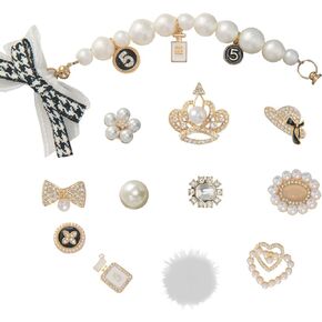 Cute Shoes Charms for Girls and Teens, Bling Charm for Women, Designer Charms Pack, Shoe Decoration Pins and Chain, Bubble Slides Charms,Shoe Decoration Accessories