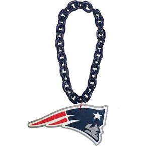 Aminco NFL New England Patriots Team Fan Chain, Navy