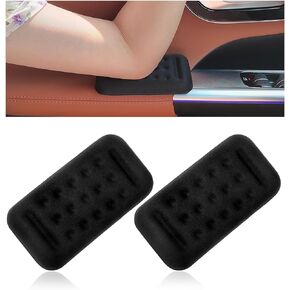 2PCS Arm Rest Elbow Pads for Car,Cosy Car Armrest Cushion Relieves Elbow Fatigue,Universal Automotive Center Console Armrest with Memory Foam for Arm Support Fits Most Vehicles