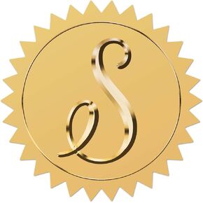 CRASPIRE 2 Styles Crown Certificate Embossed Stickers 200Pcs 2" Vintage Gold Foil Seals Self Adhesive Sticker Decor Labels for Wedding Invitation Awards Office Graduate Envelopes Diplomas Corporation