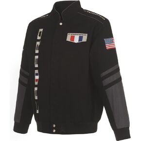 JH DESIGN GROUP Men's Chevy Camaro Embroidered Cotton Twill Jacket