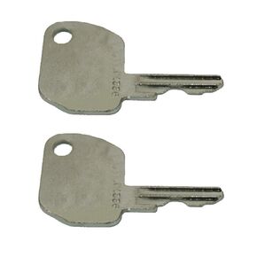 2 Pack 92274 Ignition Key for Ford JCB New Holland Backhoe 340 755B 550 555 655A 555A 555B 755A