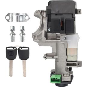 AUTOKAY Ignition Switch Lock Cylinder 35100-SDA-A71Auto Trans with 2 Chip Keys Fits for Honda Accord Civic CRV