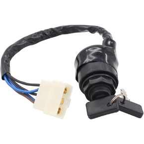 MOTOKU Ignition Switch with Key for Kawasaki Mule 4000 4010 Trans 600 610 UTV