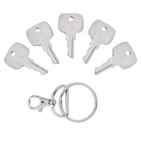 Ignition Key for JD Backhoe Tractor - Replacement AR51481 Ignition Key for JD Loader Excavators Backhoe Lawn Tractor Dozers, Equipment Keys Fit for JD Backhoe 310D 955 410 4500, 5 Pcs