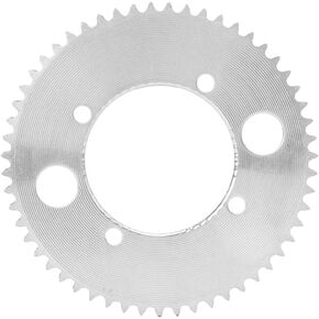 Rear Chain Sprocket, 25H 55T 2.126in Rear Chain Sprocket Replacement Chain Wheel Sprocket Fit for Razor E300 Compatible #25 Electric Scooter Chain Sprocket, Silver