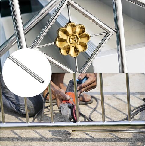 304 Stainless Steel Tube (2mm OD x 0.3mm Wall T x 300mm L) 2Pcs, Straight Tubing - for Home Furnishing, Machinery in Saudi Arabia