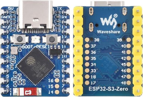 Waveshare ESP32-S3 Mini Development Board, Based On ESP32-S3FH4R2 Dual-Core Processor, 240MHz Running Frequency, 2.4GHz Wi-Fi & Bluetooth 5 in Saudi Arabia