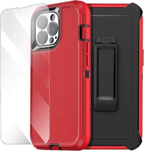 AICase for iPhone 14 Pro Max Case(6.7") with Glass Screen Protector+Magsafe Conversion Kit,Heavy Duty Drop Protection Full Body Rugged Shockproof Military Protective Tough Durable Cover_2 in Kuwait