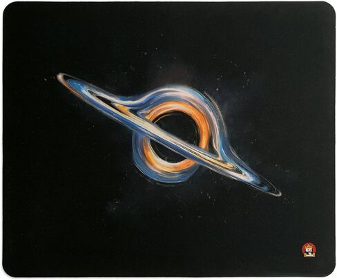 Galaxy Mouse Pad Space Black Hole Artwork من BrotherTakeMeBack - لوحة ماوس رائعة لألعاب الكمبيوتر بنمط ستار تريك الملحمي، لوحة ماوس بولسار متوسطة 13 × 11 بوصة / 34 × 28 سم in Kuwait