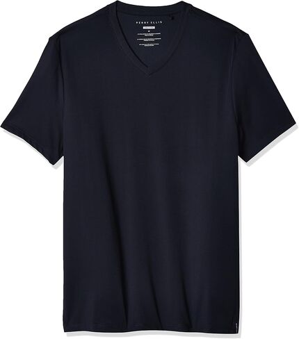 Perry Ellis Men's Core V-Neck Pima Cotton T-Shirt with Soft, Stretch Fabric (Size X-small-4XL Tall) in Saudi Arabia