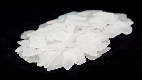 Holiday Sea Glass | 11oz White Tumbled Sea Glass Decor | Bulk Seaglass Pieces for Beach Wedding Decor & Crafts | Plus Free Nautical eBook by Joseph Rains in Saudi Arabia