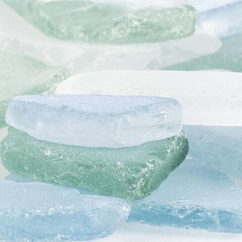 Holiday Sea Glass | 11oz White Tumbled Sea Glass Decor | Bulk Seaglass Pieces for Beach Wedding Decor & Crafts | Plus Free Nautical eBook by Joseph Rains in Saudi Arabia