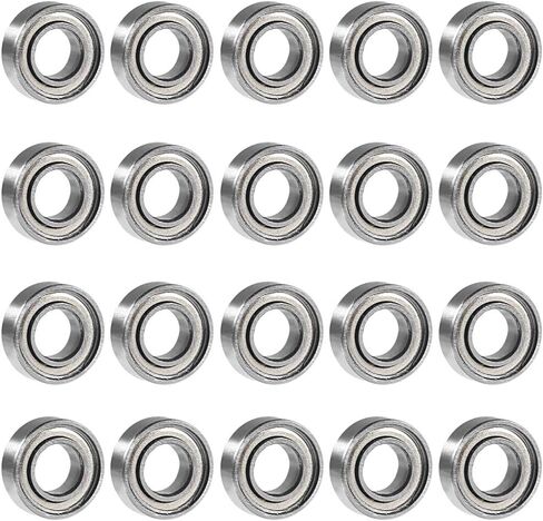 20 Pcs 688ZZ Ball Bearing, MELIFE 8mm x 16mm x 5mm Double Shielded 688-2Z 2080088 Dual Sided Carbon Steel Deep Groove Bearings in Saudi Arabia