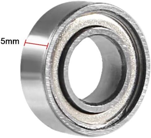 20 Pcs 688ZZ Ball Bearing, MELIFE 8mm x 16mm x 5mm Double Shielded 688-2Z 2080088 Dual Sided Carbon Steel Deep Groove Bearings in Saudi Arabia