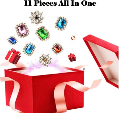Shoelaces Clips Decorations Charms With Rhinestones Gem Fashion Accessory Gift for Sneakers and Casual Shoes in Saudi Arabia