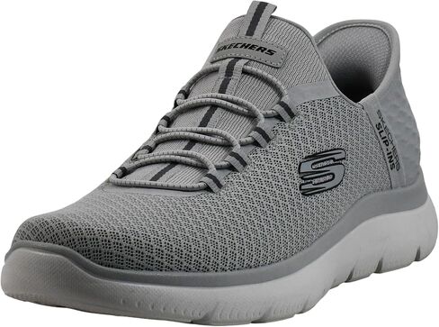 حذاء Skechers الرجالي سهل الارتداء: Summits - أحذية عالية المدى، رمادي فاتح، 8.5 M in Saudi Arabia