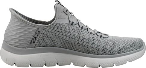 حذاء Skechers الرجالي سهل الارتداء: Summits - أحذية عالية المدى، رمادي فاتح، 8.5 M in Saudi Arabia