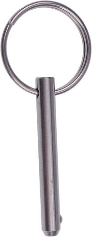 ZTUOAUMA 4X 1/4'' Diameter Simple Insert Quick Release Pins Boat Canopy Marine Hardware Bimini Top Pins 316 Stainless Steel 2'' Usable 2-1/2'' Overall with Pull Ring for Marine Boats Ships in Saudi Arabia
