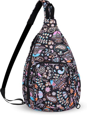HAWEE Convertible Sling Backpack Crossbody Chest Bag for Women Men Left and Right Shoulder Purse Water Repellent Gym Daypack in Saudi Arabia